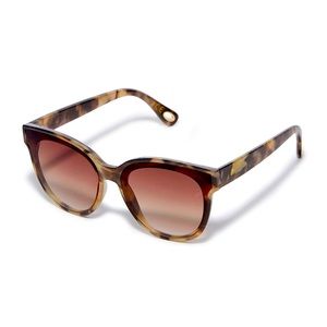 Lele Sadoughi NWT Tortoise Brooklyn Sunglasses